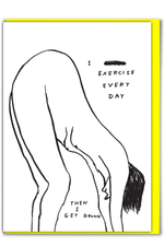 David Shrigley Card Exercise Every Day