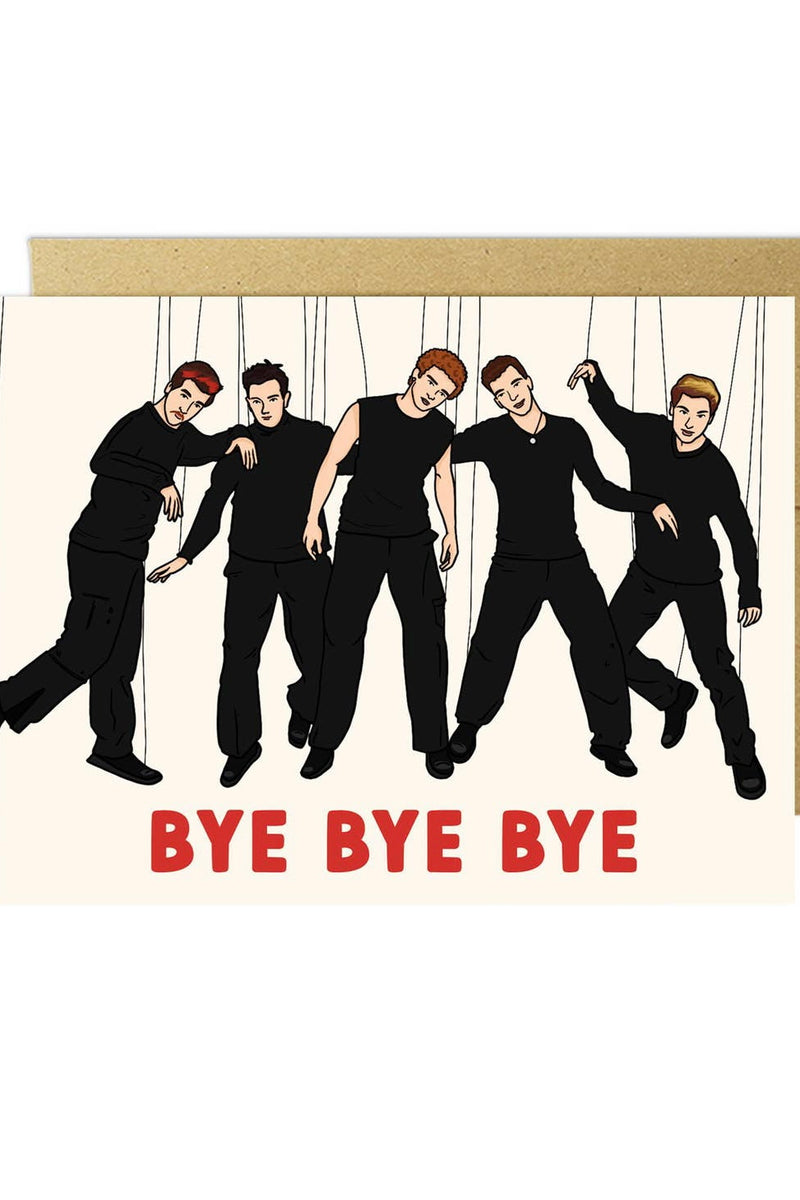 N’sync Bye Bye Bye Card